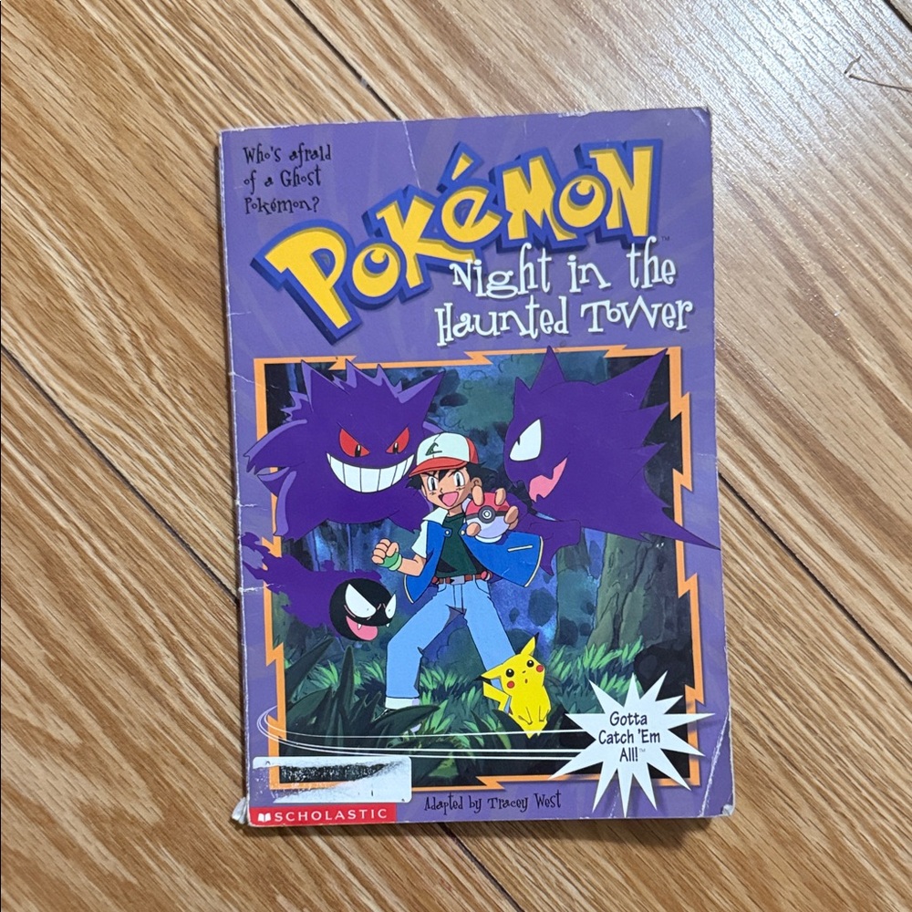 VTG Scholastic Pokemon Book #4 Night in the Haunted Tower - 1999